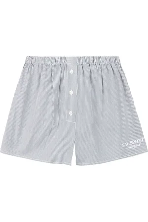 Sporty & Rich Striped lounge shorts