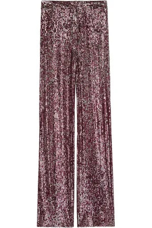 ST. JOHN Sequin-embellished trousers