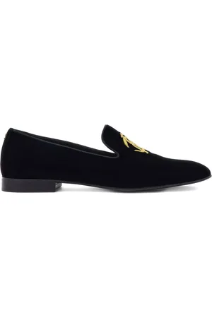 Roberto Cavalli Mirror Snake loafers