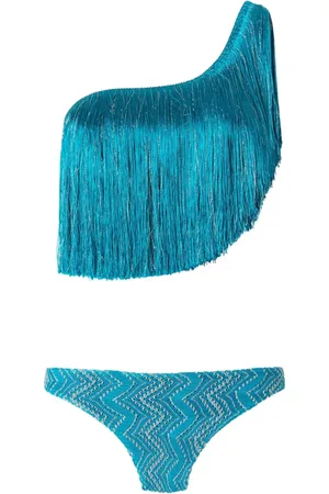 Missoni Fringe-detailing bikini