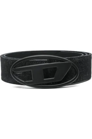Diesel Oval D leather belt