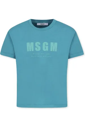 Msgm Logo-print cotton t-shirt