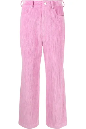 Nanushka Josine velvet cotton trousers