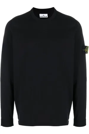 Stone Island Compass-logo cotton jumper