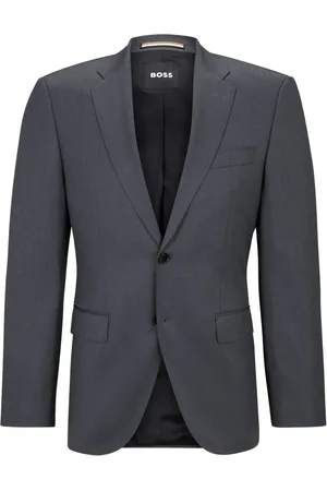 HUGO BOSS Single-breasted fitted blazer