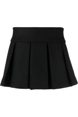 Patou Pleated A-line skirt