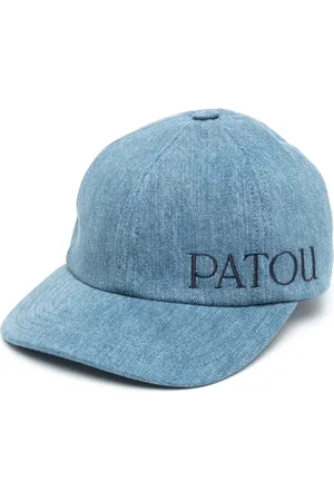 Patou Embroidered-logo denim cap