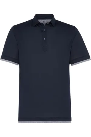 Brunello Cucinelli Layered-effect polo shirt
