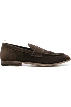 Officine creative Solitude 001 suede penny loafers