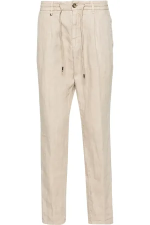 HUGO BOSS Pleat-detail tapered trousers