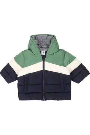 Petit Bateau Logo-patch padded jacket