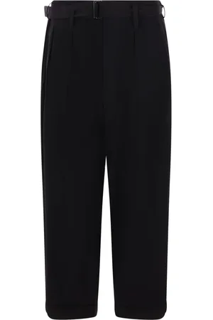 YOHJI YAMAMOTO Belted wool trousers