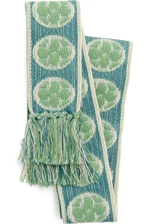 VALENTINO GARAVANI Floral-embroidered scarf