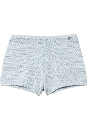 Twin-Set Textured knit shorts