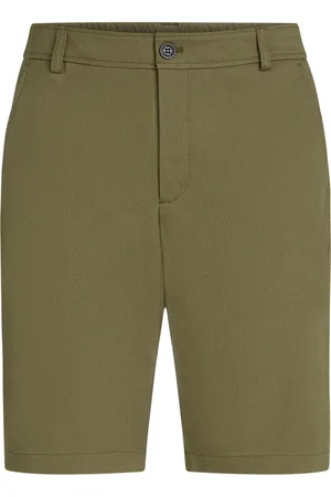 Karl Lagerfeld Logo-embroidered chino shorts