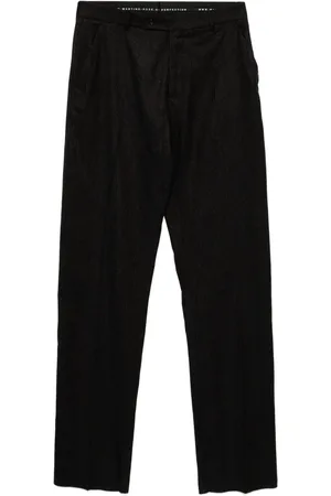 MARTINE ROSE Striped straight-leg trousers