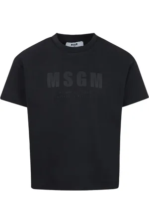 Msgm Logo-print cotton t-shirt