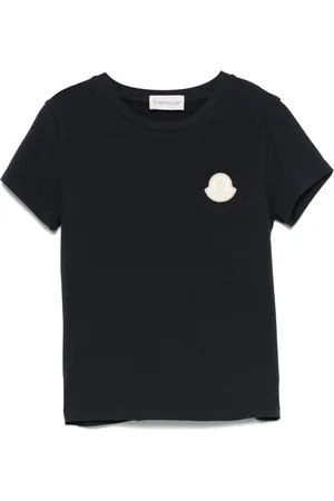 Moncler Embroidered-logo patch T-shirt
