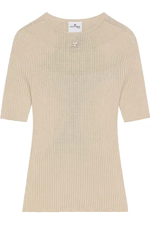 Courrèges Solar knitted top