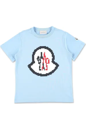 Moncler Pixel Logo-print cotton T-shirt