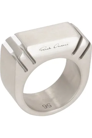 Rick Owens Cut Beveled ring