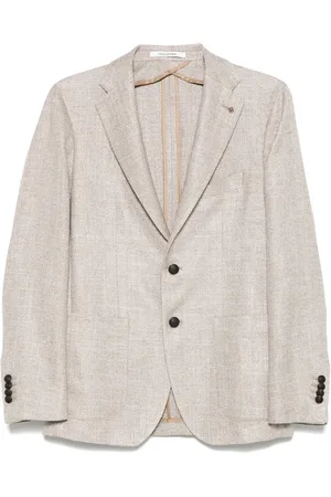 TAGLIATORE Brooch-detail blazer