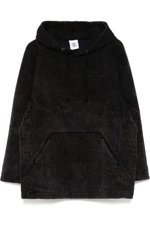 Stain Shade Panelled hoodie