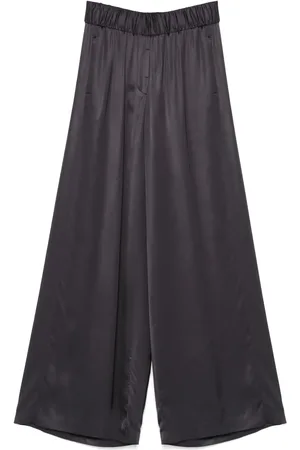 PESERICO SIGN Pleated wide-leg trousers