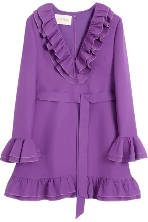 VALENTINO GARAVANI Crepe couture mini dress