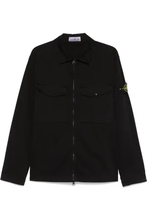 Stone Island Compass-badge shirt jacket