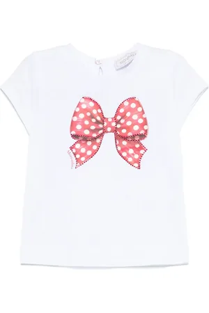 MONNALISA Bow-print T-shirt