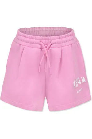 Msgm Logo-print track shorts