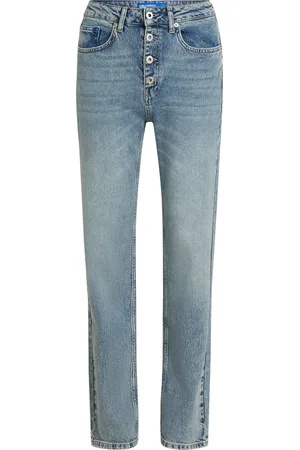 Karl Lagerfeld High-rise straight-leg jeans