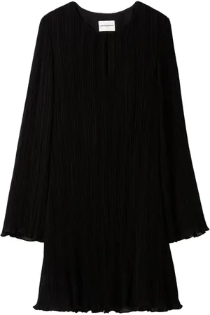 Claudie Pierlot Pleated long-sleeve mini dress