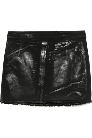 Rick Owens Coated mini skirt