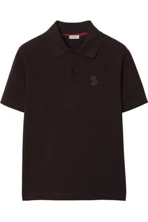 Burberry Embroidered-logo polo shirt