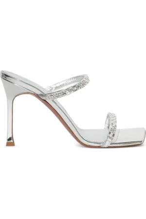 Amina Muaddi 95mm Diana mules