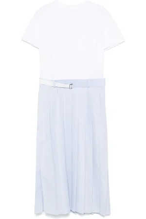 SACAI Pleated midi dress