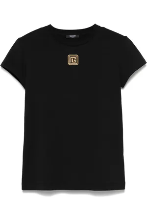 Balmain Logo-embroidered T-shirt