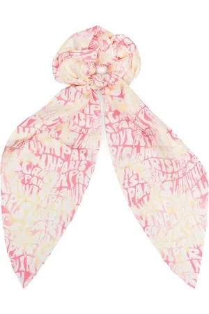 Lanvin Logo-print knot-detailed scrunchie