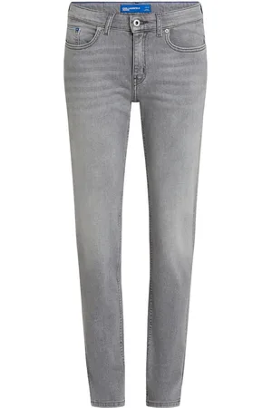 Karl Lagerfeld Mid-rise slim-cut jeans