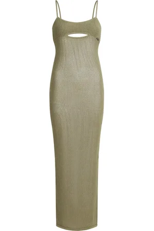 Karl Lagerfeld Crochet sheer beach dress