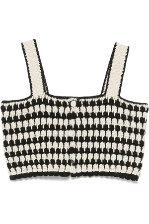 GIUSEPPE DI MORABITO Crochet-knit top