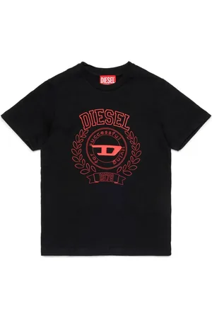 Diesel Logo-embroidered cotton t-shirt