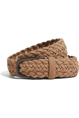 Ermenegildo Zegna Braided leather belt