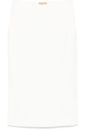 Elisabetta Franchi Crepe midi skirt