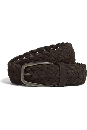Ermenegildo Zegna Braided leather belt