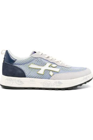 Premiata Logo-appliqué low-top sneakers
