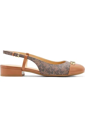 Michael Kors Perla monogram-print leather sandals