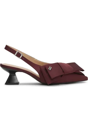Ganni Bow-detail pumps